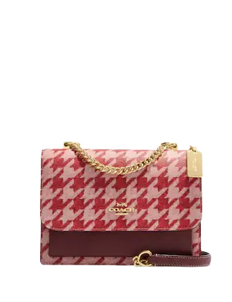 Weekend Exclusive Coach Klare Crossbody With Houndstooth Print Classic Totes, Exclusive Deals Weekend Exclusive Coach Klare Crossbody With Houndstooth Print Classic Totes, Exclusive Deals