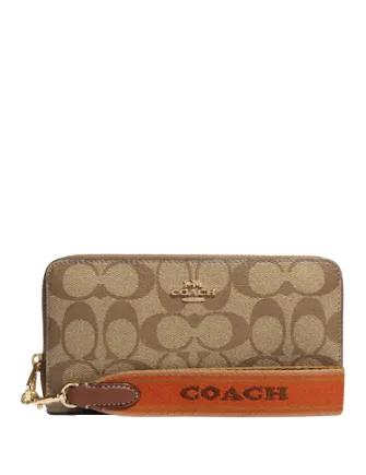 Latest Fashion Coach Long Zip Around Wallet In Signature Canvas Timeless Handbags, Flash Sale Latest Fashion Coach Long Zip Around Wallet In Signature Canvas Timeless Handbags, Flash Sale