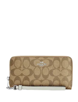 Urban Bags For City Life And Streetwear Fashion Coach Long Zip Around Wallet In Signature Canvas Luxury Totes, Affordable Prices Urban Bags For City Life And Streetwear Fashion Coach Long Zip Around Wallet In Signature Canvas Luxury Totes, Affordable Prices