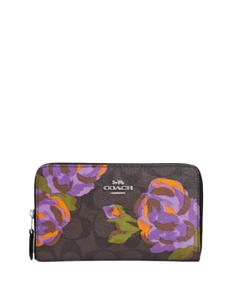 Street Style Discounts Coach Medium Id Zip Wallet In Signature Canvas With Rose Print Chic Crossbody Bags, Limited Offers Street Style Discounts Coach Medium Id Zip Wallet In Signature Canvas With Rose Print Chic Crossbody Bags, Limited Offers