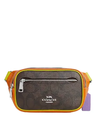 Limited Styles Coach Mini Belt Bag In Colorblock Signature Canvas Chic Bags, Shop Now Limited Styles Coach Mini Belt Bag In Colorblock Signature Canvas Chic Bags, Shop Now