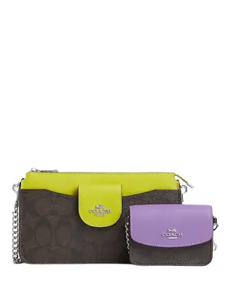 Flash Sale Now Coach Poppy Crossbody In Colorblock Signature Canvas Must-Have Bags With Big Savings