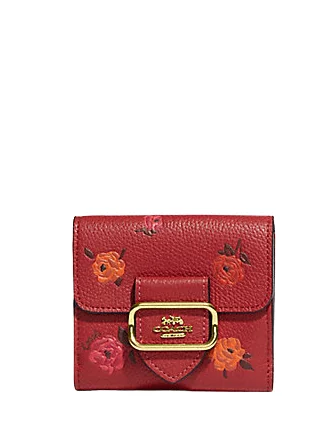 Lightweight Bags For Senior Travelers Coach Small Morgan Wallet With Peony Print Luxury Handbags, Budget-Friendly Lightweight Bags For Senior Travelers Coach Small Morgan Wallet With Peony Print Luxury Handbags, Budget-Friendly