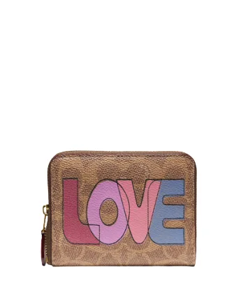 Tote Bag For Everyday Use Coach Small Zip Around Wallet In Signature Canvas With Love Print Best Bag Sale Of The Season Tote Bag For Everyday Use Coach Small Zip Around Wallet In Signature Canvas With Love Print Best Bag Sale Of The Season