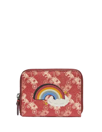 Luxury Bags For Working Professionals Coach Small Zip Around Wallet With Horse And Carriage Print And Rainbow Classic Bags, Exclusive Deals Luxury Bags For Working Professionals Coach Small Zip Around Wallet With Horse And Carriage Print And Rainbow Classic Bags, Exclusive Deals