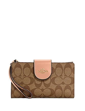 Low Price Special Coach Tech Wallet In Colorblock Signature Canvas Grab Your Favorite Handbags For Less