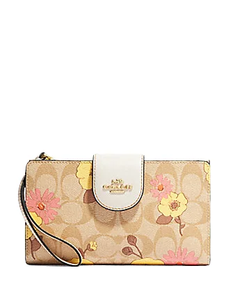Exclusive Designer Style Deals Coach Tech Wallet In Signature Canvas With Floral Cluster Print High-Fashion Handbags At Reduced Costs Exclusive Designer Style Deals Coach Tech Wallet In Signature Canvas With Floral Cluster Print High-Fashion Handbags At Reduced Costs