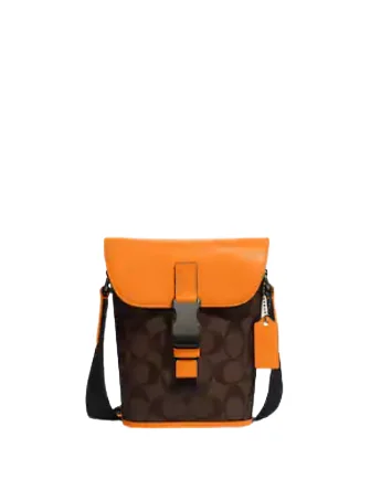 Tote Bag For Everyday Use Coach Track Small Flap Crossbody In Signature Canvas Statement Bags, Shop Today Tote Bag For Everyday Use Coach Track Small Flap Crossbody In Signature Canvas Statement Bags, Shop Today