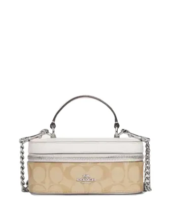Handbag For Women Coach Train Case Crossbody In Signature Canvas Trendy And Timeless Handbags Now On Sale Handbag For Women Coach Train Case Crossbody In Signature Canvas Trendy And Timeless Handbags Now On Sale