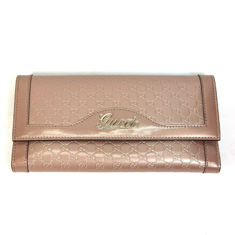 Gucci Guccissima  Patent Leather Wallet  (Pre-Owned)