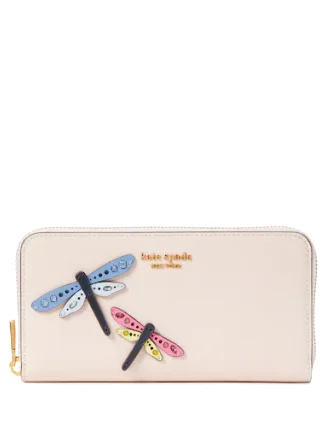 Enjoy Discount Kate Spade New York Dragonfly Embellished Zip-around Continental Wallet The Best Handbag Sale Of The Season Enjoy Discount Kate Spade New York Dragonfly Embellished Zip-around Continental Wallet The Best Handbag Sale Of The Season