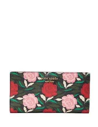 Seasonal Fashion Kate Spade New York Morgan Rose Garden Slim Bifold Wallet Elegant Purses At Clearance Prices Seasonal Fashion Kate Spade New York Morgan Rose Garden Slim Bifold Wallet Elegant Purses At Clearance Prices