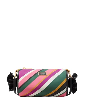 Urban Style Kate Spade New York Sweet Treats Festive Multi Stripe Jacquard Small Barrel Bag Fashionable Bags With Special Seasonal Offers Urban Style Kate Spade New York Sweet Treats Festive Multi Stripe Jacquard Small Barrel Bag Fashionable Bags With Special Seasonal Offers