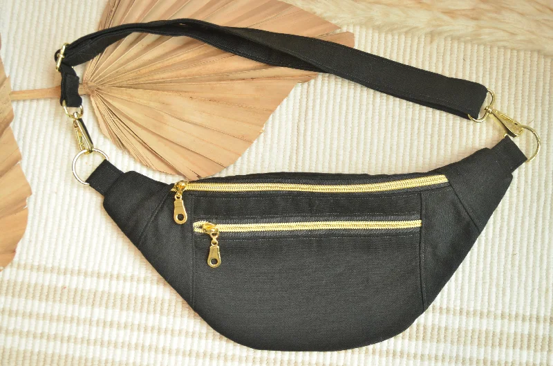 Large Fanny Pack: Black Premium Handbags At Budget-Friendly Prices