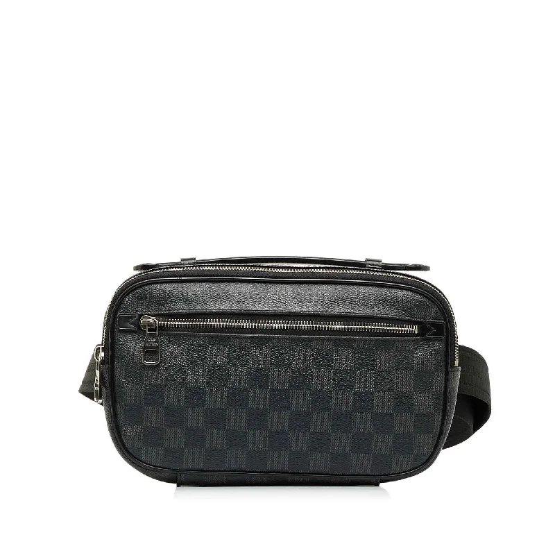 Louis Vuitton Damier Graphite Ambler Belt Bag (Pre-Owned) Timeless Handbags At Reduced Prices Louis Vuitton Damier Graphite Ambler Belt Bag (Pre-Owned) Timeless Handbags At Reduced Prices