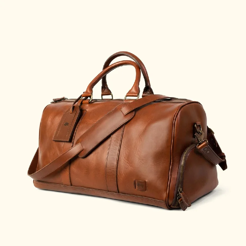 Jefferson Leather Duffle | Elderwood Luxury Totes, Affordable Prices