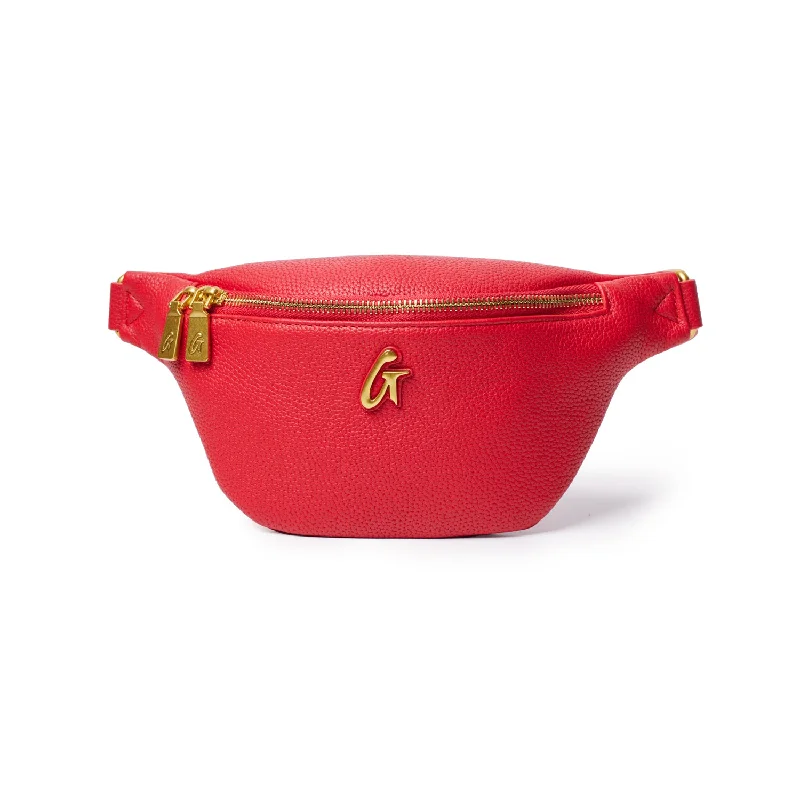 PEBBLE MINI FANNY PACK RED Limited-Stock Bag Clearance – Hurry
