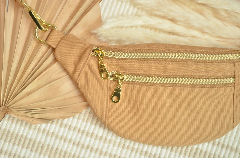 Small Fanny Pack: Chestnut Timeless Handbags Now At Special Discounts