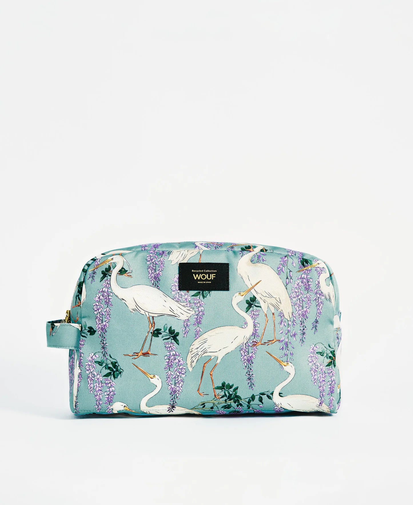 Wouf Large Toiletry Bag in Heron Flash Sale On Designer Bags