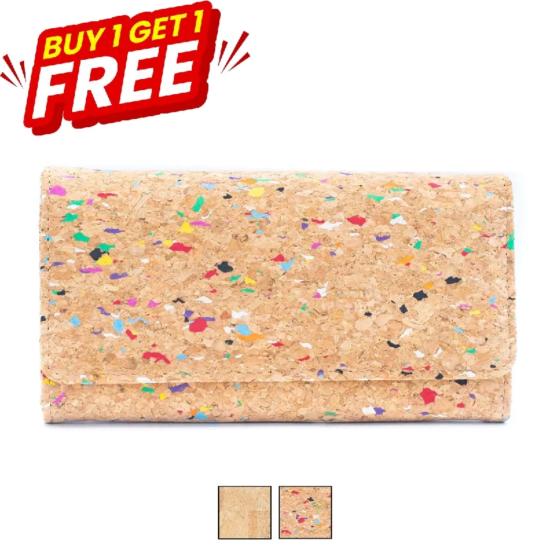 BUY 1 GET 1 FREE: All natural cork bifold smart vegan women's wallet BAG-2017 Trendy Backpacks With Big Discounts BUY 1 GET 1 FREE: All natural cork bifold smart vegan women's wallet BAG-2017 Trendy Backpacks With Big Discounts