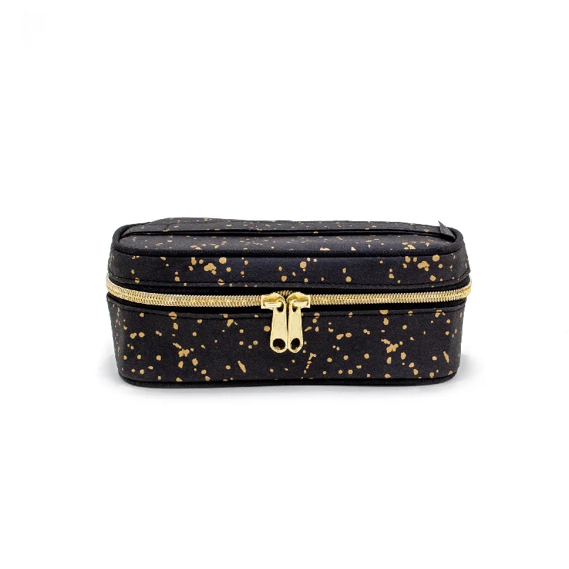 Black Paper - Gold Splatter Petite Beauty Poche Classic Totes, Exclusive Deals