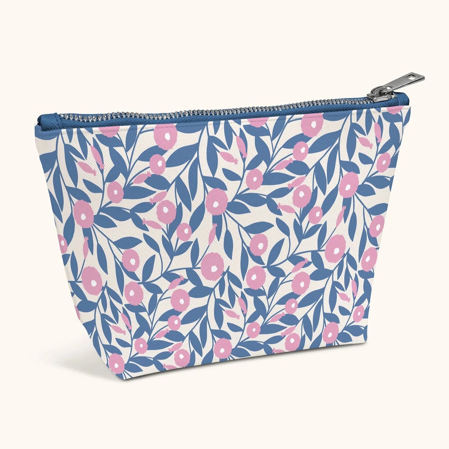 Blushing Dahlias Cosmetic Pouch