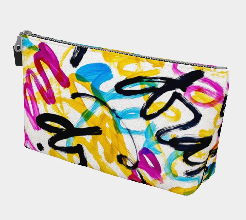 Canvas Make Up Bag | Graffiti