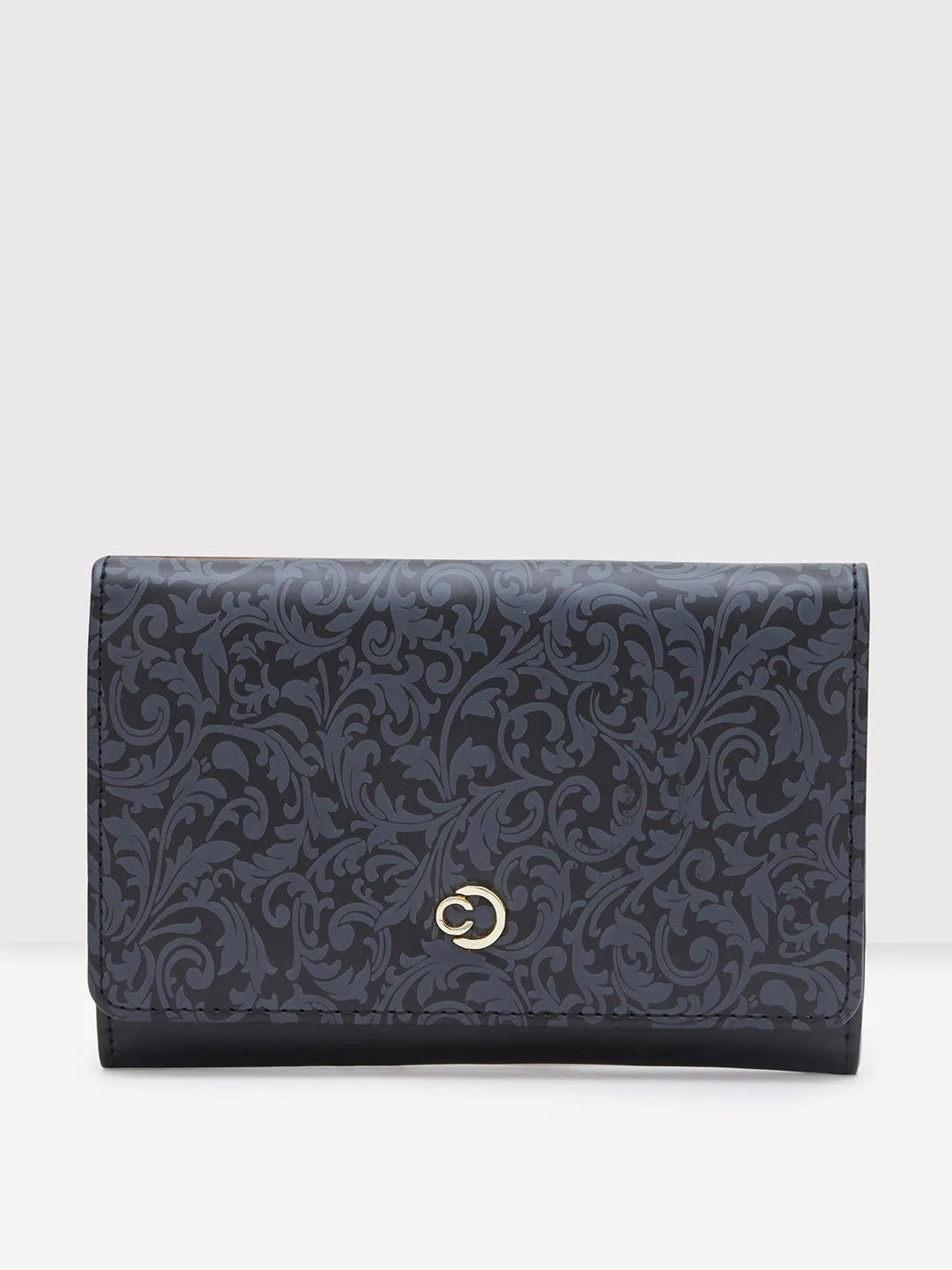 Caprese Helene Flapover Wallet Medium Black