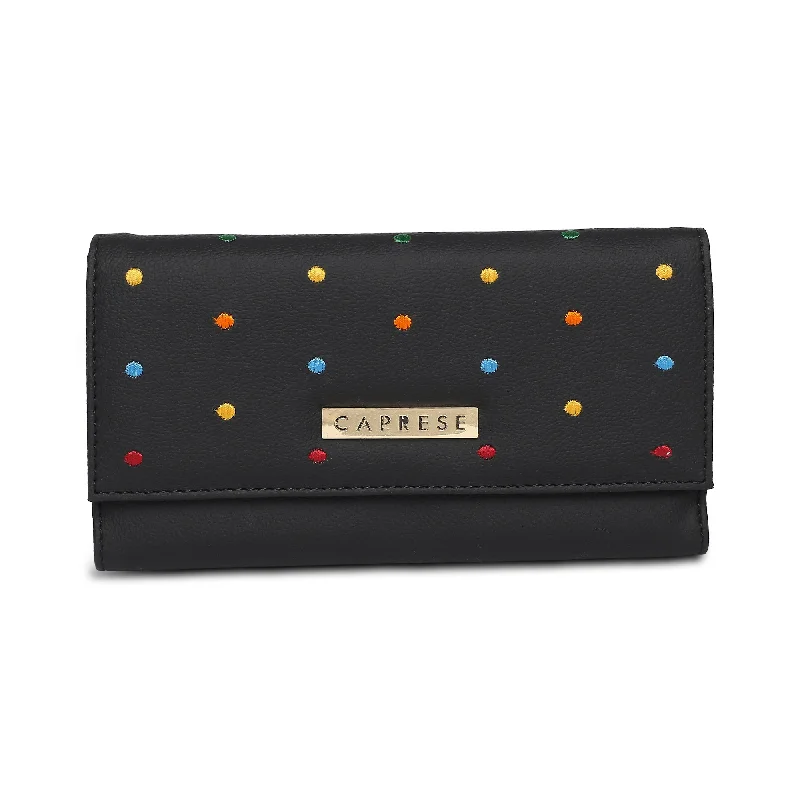 Caprese Popsicle Flap Wallet Small Black