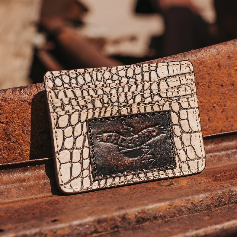 Cc wallet - Taupe croco Timeless Handbags, Flash Sale