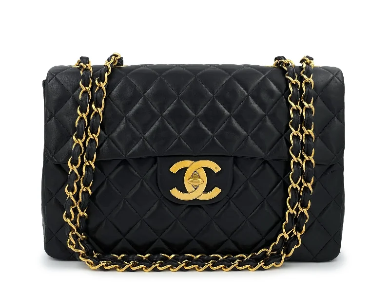 Chanel 1994 Vintage Maxi "Jumbo XL" Classic Flap Bag 24k GHW