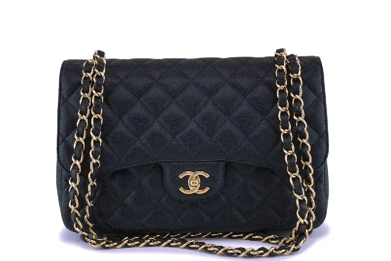 Chanel Black Caviar Jumbo Classic Double Flap Bag GHW Grab Your Favorite Handbags At Discounted Prices Chanel Black Caviar Jumbo Classic Double Flap Bag GHW Grab Your Favorite Handbags At Discounted Prices