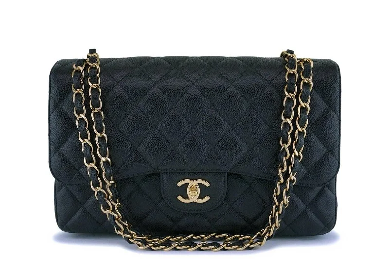 Chanel Black Caviar Jumbo Classic Double Flap Bag GHW Everyday Bags, Budget-Friendly Chanel Black Caviar Jumbo Classic Double Flap Bag GHW Everyday Bags, Budget-Friendly