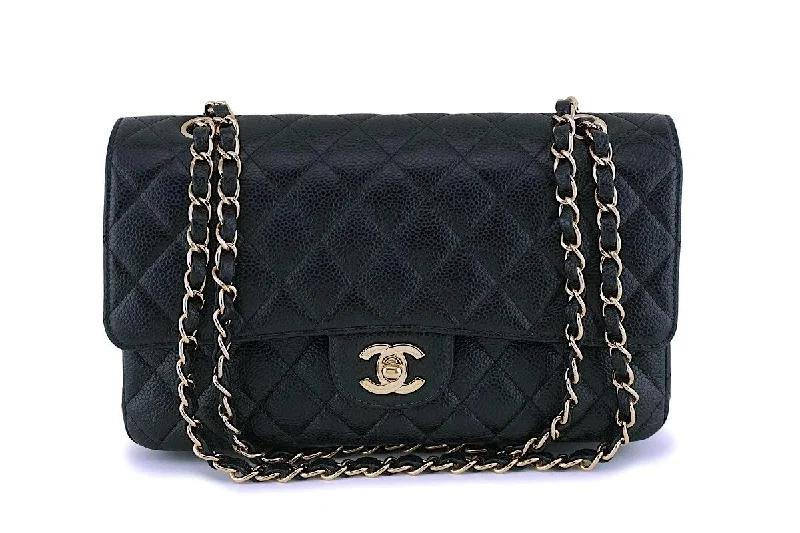 Chanel Black Caviar Medium Classic Double Flap Bag 24k GHW Flash Sale On Elegant Bags – Limited Stock Available Chanel Black Caviar Medium Classic Double Flap Bag 24k GHW Flash Sale On Elegant Bags – Limited Stock Available