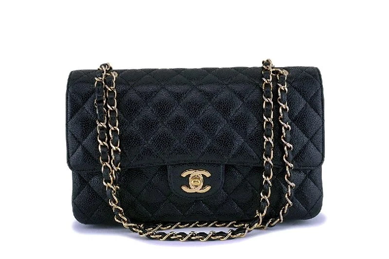 Chanel Black Caviar Medium Classic Double Flap Bag 24k GHW Fashionable Crossbody Bags At Special Offers Chanel Black Caviar Medium Classic Double Flap Bag 24k GHW Fashionable Crossbody Bags At Special Offers