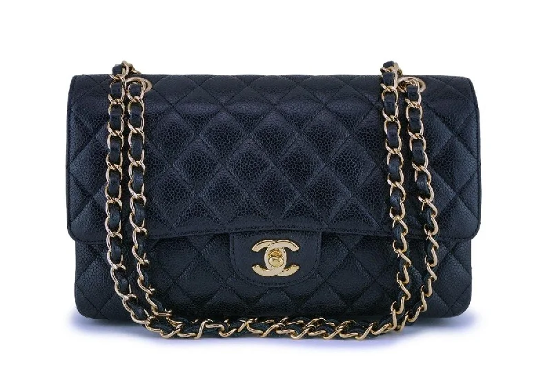 Chanel Black Caviar Medium Classic Double Flap Bag 24k GHW Fashion-Forward Bags At Exclusive Promotional Prices Chanel Black Caviar Medium Classic Double Flap Bag 24k GHW Fashion-Forward Bags At Exclusive Promotional Prices
