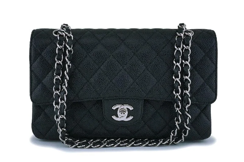 Chanel Black Caviar Medium Classic Double Flap Bag SHW Designer Bags At Exclusive Clearance Prices Chanel Black Caviar Medium Classic Double Flap Bag SHW Designer Bags At Exclusive Clearance Prices