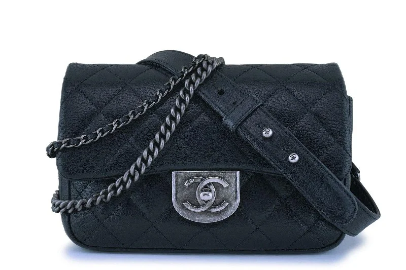 Chanel Black Grained Small Double Carry Classic Flap Bag Unmissable Deals On Everyday Handbags Chanel Black Grained Small Double Carry Classic Flap Bag Unmissable Deals On Everyday Handbags