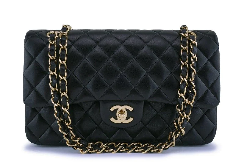Chanel Black Lambskin Medium Classic Double Flap Bag 24k GHW Flash Sale On Designer Bags Chanel Black Lambskin Medium Classic Double Flap Bag 24k GHW Flash Sale On Designer Bags
