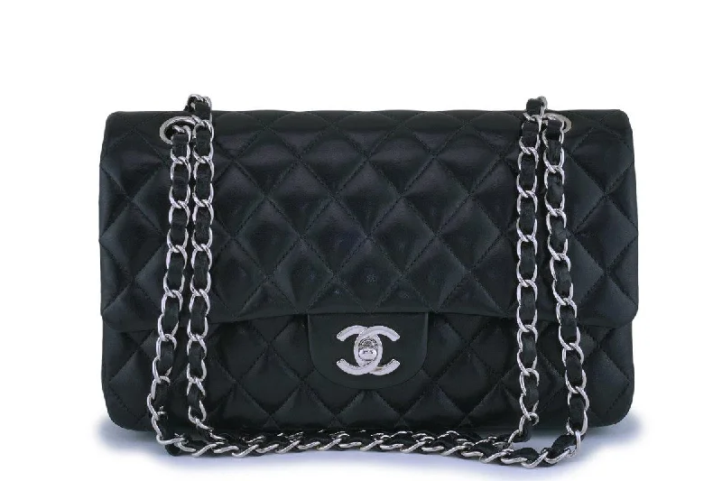 Chanel Black Lambskin Medium Classic Double Flap Bag SHW Affordable Luxury With Top-Quality Handbags Chanel Black Lambskin Medium Classic Double Flap Bag SHW Affordable Luxury With Top-Quality Handbags