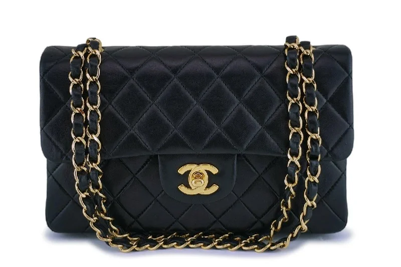 Chanel Black Lambskin Small Classic Double Flap Bag 24k GHW The Ultimate Handbag Sale – Elegant Styles At Lower Prices Chanel Black Lambskin Small Classic Double Flap Bag 24k GHW The Ultimate Handbag Sale – Elegant Styles At Lower Prices