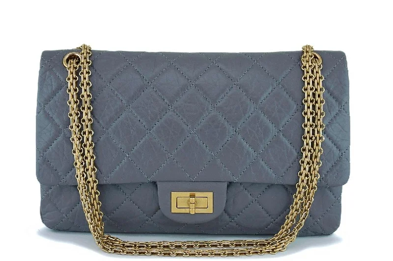 Chanel Gray Large 227 Classic 2.55 Reissue Flap Bag GHW Stylish Handbags At Unbeatable Discounts Chanel Gray Large 227 Classic 2.55 Reissue Flap Bag GHW Stylish Handbags At Unbeatable Discounts