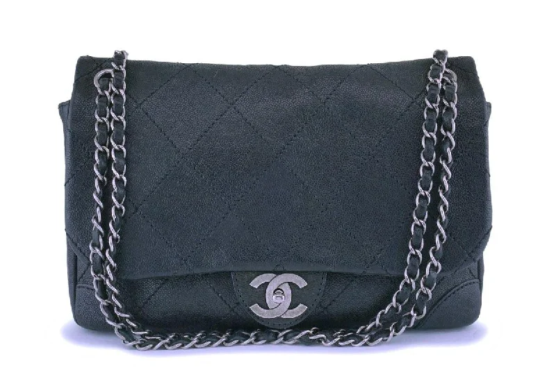 Chanel Black Distressed Caviar Outdoor Ligne Flap Bag RHW Luxury Handbags At Budget-Friendly Rates Chanel Black Distressed Caviar Outdoor Ligne Flap Bag RHW Luxury Handbags At Budget-Friendly Rates