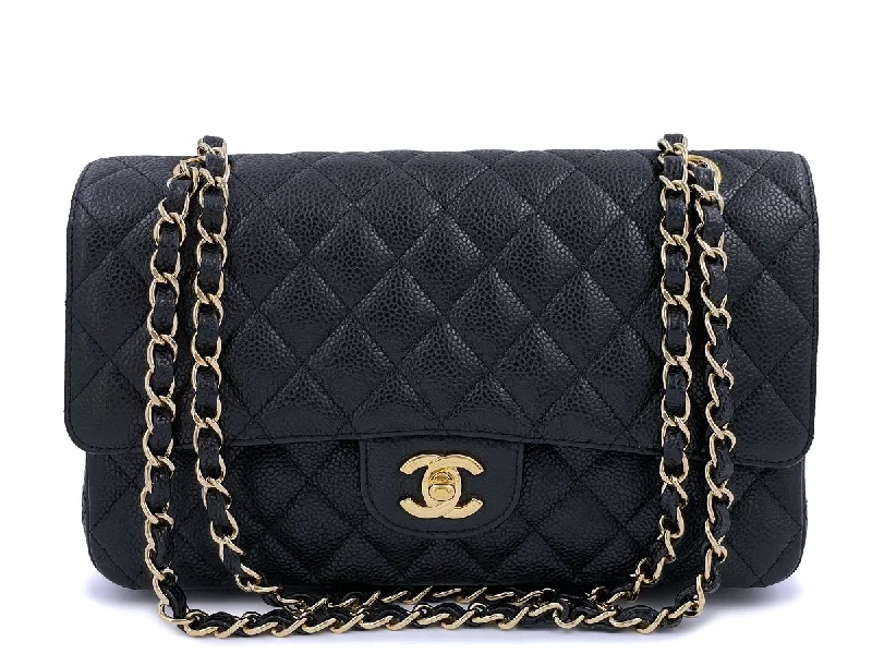 Chanel Vintage Black Caviar Medium Classic Double Flap Bag 24k GHW Elegant Purses, Shop & Save Chanel Vintage Black Caviar Medium Classic Double Flap Bag 24k GHW Elegant Purses, Shop & Save