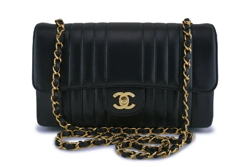 Chanel Vintage Black Lambskin Medium Mademoiselle Classic Flap Bag 24k GHW Unmissable Deals On High-Quality Designer Bags Chanel Vintage Black Lambskin Medium Mademoiselle Classic Flap Bag 24k GHW Unmissable Deals On High-Quality Designer Bags