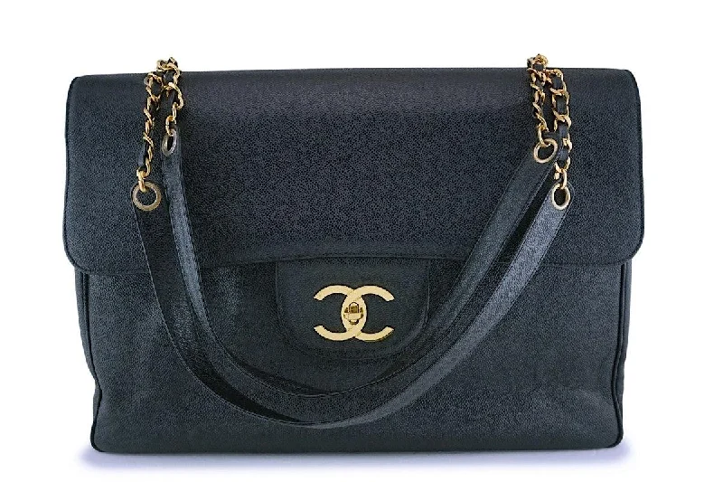 Chanel Vintage Caviar Supermodel Maxi Jumbo XXL Flap Bag 24k GHW Don't Miss Out – Shop Fashionable Bags At Special Rates Chanel Vintage Caviar Supermodel Maxi Jumbo XXL Flap Bag 24k GHW Don't Miss Out – Shop Fashionable Bags At Special Rates