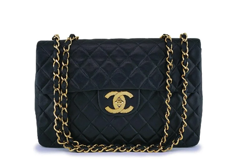 Chanel Vintage Maxi Classic Flap Bag "Jumbo XL" 24k GHW Statement Handbags At Unbeatable Discounts Chanel Vintage Maxi Classic Flap Bag "Jumbo XL" 24k GHW Statement Handbags At Unbeatable Discounts