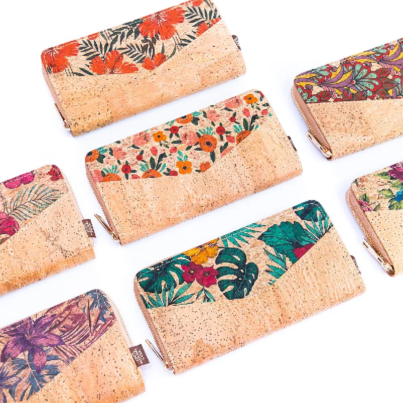 Flowers patterns natural cork women zipper card wallet BAG-2337 Handbag Deals You'll Love Flowers patterns natural cork women zipper card wallet BAG-2337 Handbag Deals You'll Love