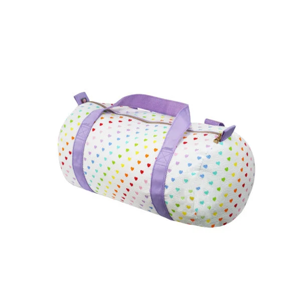 MINT Tiny Hearts Medium Duffle Grab Your Favorite Handbags For Less
