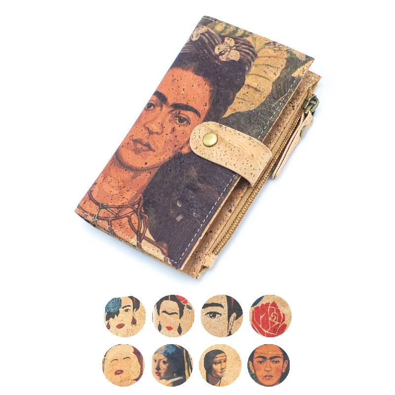 FRIDA KAHLO Cork wallet RFID BAG-2075 Must-Have Bags, Big Discounts